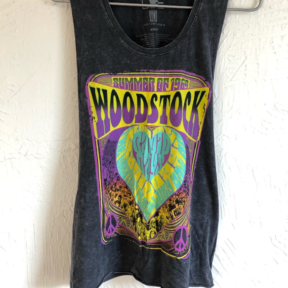 Urban Outfitters Red Carpet Noir Woodstock Tank